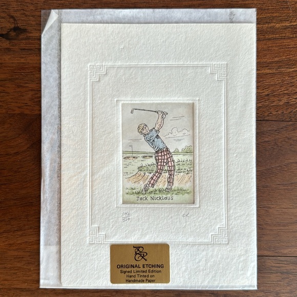Signed print of Jack Nicklaus playing golf. - Picture 7 of 7